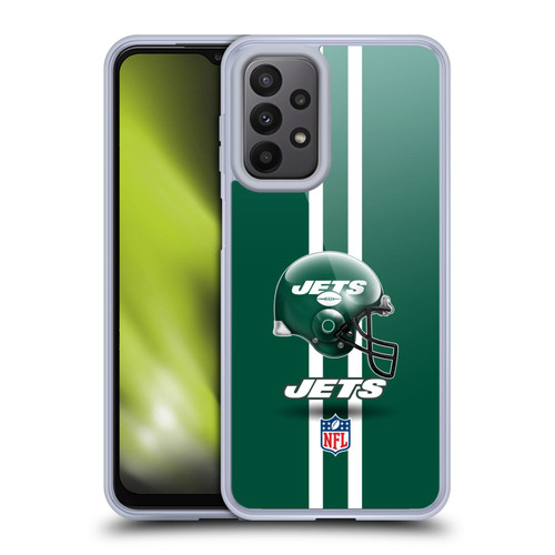 NFL New York Jets Logo Helmet Soft Gel Case for Samsung Galaxy A23 / 5G (2022)