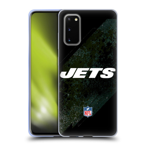 NFL New York Jets Logo Blur Soft Gel Case for Samsung Galaxy S20 / S20 5G