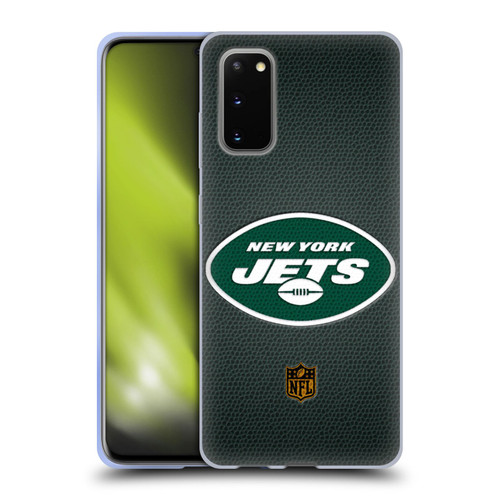 NFL New York Jets Logo Football Soft Gel Case for Samsung Galaxy S20 / S20 5G