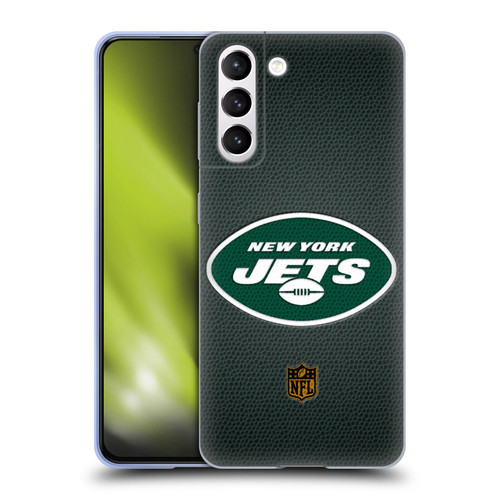 NFL New York Jets Logo Football Soft Gel Case for Samsung Galaxy S21 5G