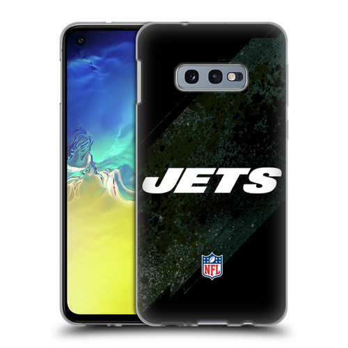 NFL New York Jets Logo Blur Soft Gel Case for Samsung Galaxy S10e