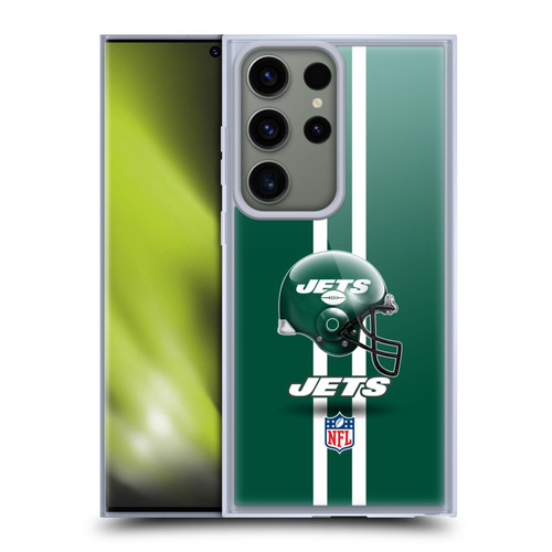 NFL New York Jets Logo Helmet Soft Gel Case for Samsung Galaxy S23 Ultra 5G