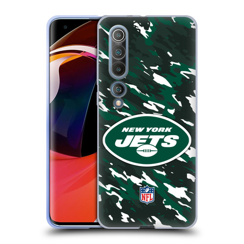 NFL New York Jets Logo Camou Soft Gel Case for Xiaomi Mi 10 5G / Mi 10 Pro 5G