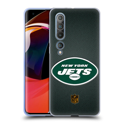 NFL New York Jets Logo Football Soft Gel Case for Xiaomi Mi 10 5G / Mi 10 Pro 5G