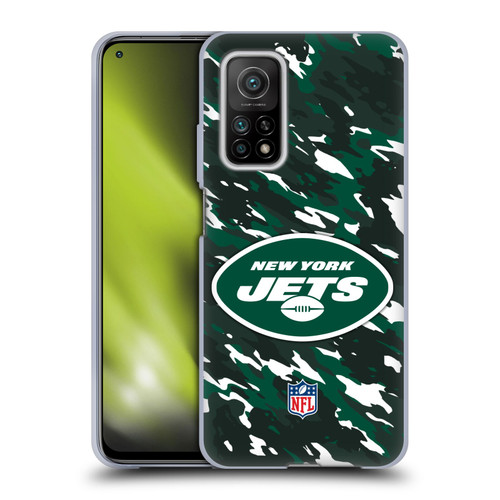 NFL New York Jets Logo Camou Soft Gel Case for Xiaomi Mi 10T 5G