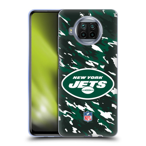 NFL New York Jets Logo Camou Soft Gel Case for Xiaomi Mi 10T Lite 5G