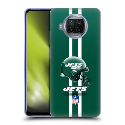 NFL New York Jets Logo Helmet Soft Gel Case for Xiaomi Mi 10T Lite 5G