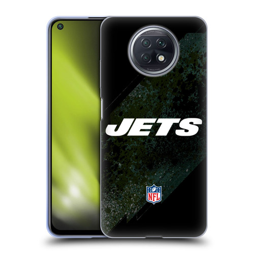 NFL New York Jets Logo Blur Soft Gel Case for Xiaomi Redmi Note 9T 5G