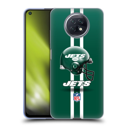 NFL New York Jets Logo Helmet Soft Gel Case for Xiaomi Redmi Note 9T 5G