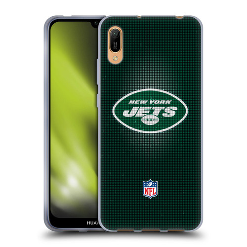 NFL New York Jets Artwork LED Soft Gel Case for Huawei Y6 Pro (2019)