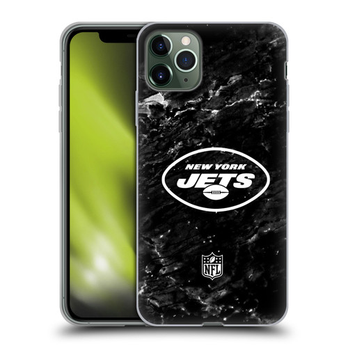 NFL New York Jets Artwork Marble Soft Gel Case for Apple iPhone 11 Pro Max