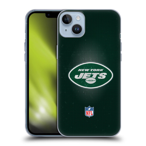NFL New York Jets Artwork LED Soft Gel Case for Apple iPhone 14 Plus