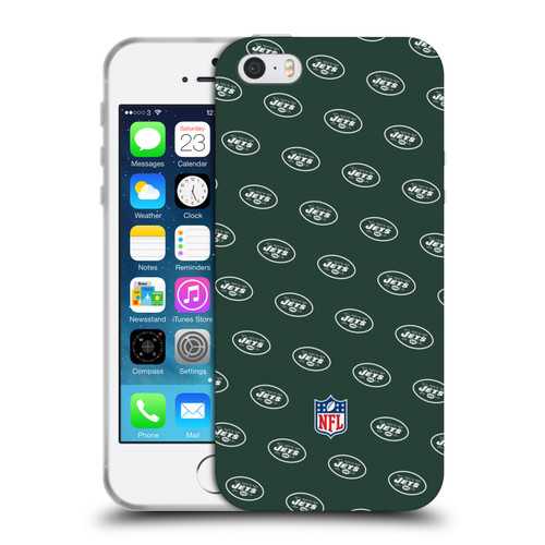 NFL New York Jets Artwork Patterns Soft Gel Case for Apple iPhone 5 / 5s / iPhone SE 2016