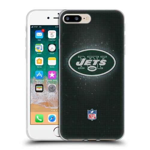 NFL New York Jets Artwork LED Soft Gel Case for Apple iPhone 7 Plus / iPhone 8 Plus