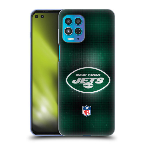 NFL New York Jets Artwork LED Soft Gel Case for Motorola Moto G100