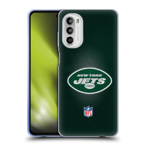 NFL New York Jets Artwork LED Soft Gel Case for Motorola Moto G52