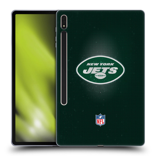 NFL New York Jets Artwork LED Soft Gel Case for Samsung Galaxy Tab S8 Plus