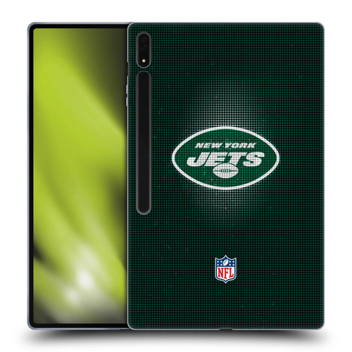 NFL New York Jets Artwork LED Soft Gel Case for Samsung Galaxy Tab S8 Ultra