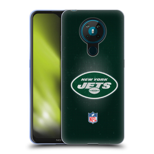 NFL New York Jets Artwork LED Soft Gel Case for Nokia 5.3