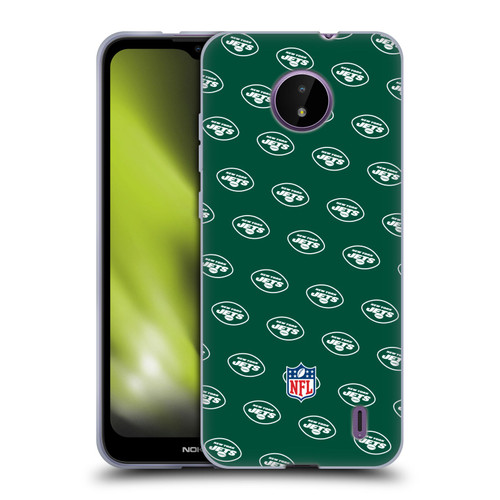 NFL New York Jets Artwork Patterns Soft Gel Case for Nokia C10 / C20