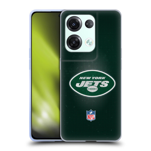 NFL New York Jets Artwork LED Soft Gel Case for OPPO Reno8 Pro