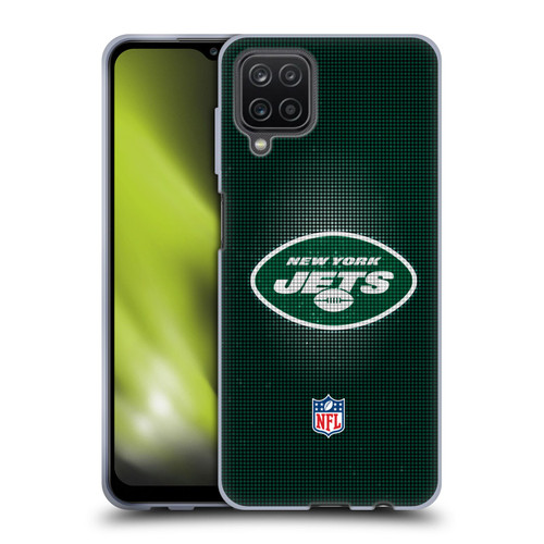 NFL New York Jets Artwork LED Soft Gel Case for Samsung Galaxy A12 (2020)