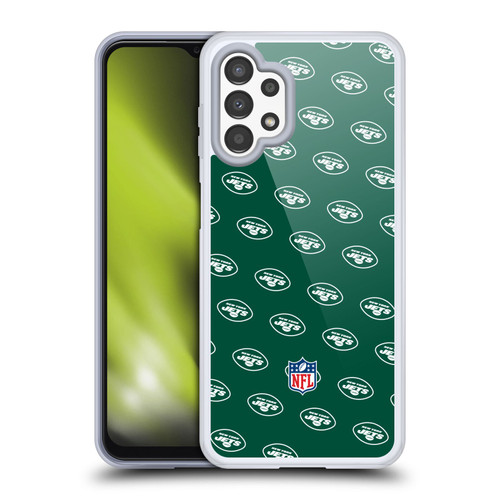 NFL New York Jets Artwork Patterns Soft Gel Case for Samsung Galaxy A13 (2022)