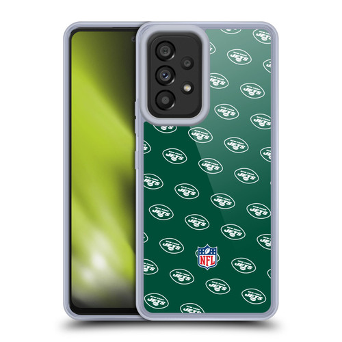 NFL New York Jets Artwork Patterns Soft Gel Case for Samsung Galaxy A53 5G (2022)