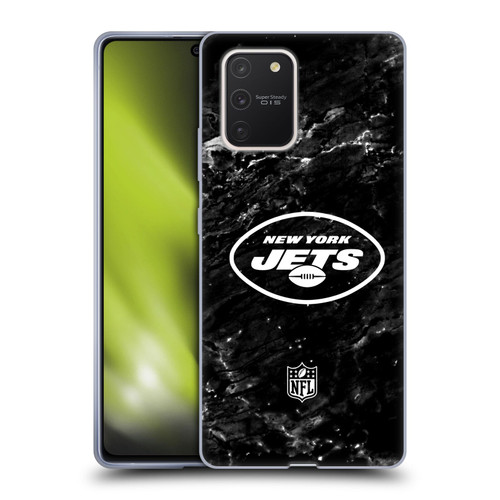 NFL New York Jets Artwork Marble Soft Gel Case for Samsung Galaxy S10 Lite