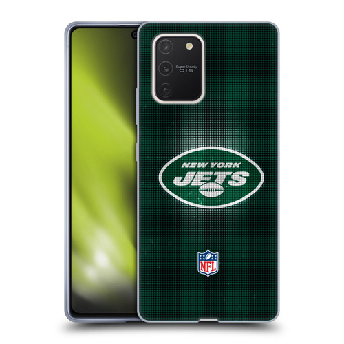 NFL New York Jets Artwork LED Soft Gel Case for Samsung Galaxy S10 Lite
