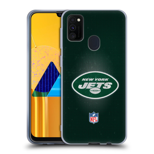 NFL New York Jets Artwork LED Soft Gel Case for Samsung Galaxy M30s (2019)/M21 (2020)