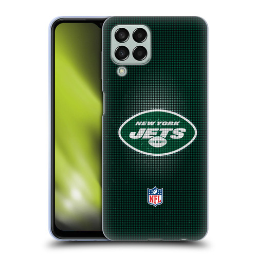 NFL New York Jets Artwork LED Soft Gel Case for Samsung Galaxy M33 (2022)