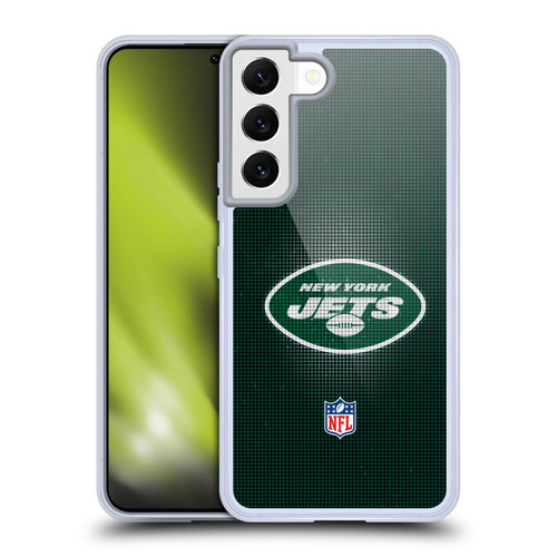 NFL New York Jets Artwork LED Soft Gel Case for Samsung Galaxy S22 5G