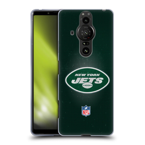 NFL New York Jets Artwork LED Soft Gel Case for Sony Xperia Pro-I