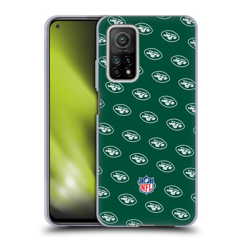 NFL New York Jets Artwork Patterns Soft Gel Case for Xiaomi Mi 10T 5G