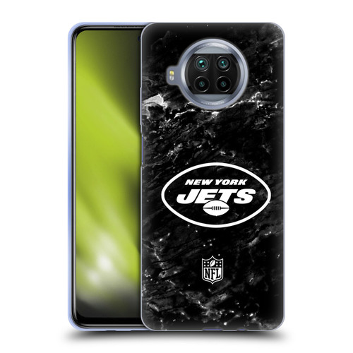 NFL New York Jets Artwork Marble Soft Gel Case for Xiaomi Mi 10T Lite 5G