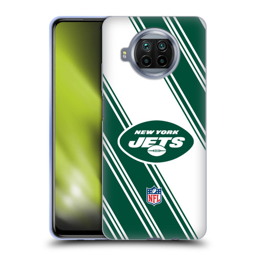 NFL New York Jets Artwork Stripes Soft Gel Case for Xiaomi Mi 10T Lite 5G
