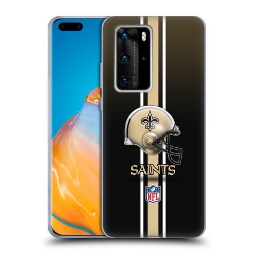 NFL New Orleans Saints Logo Helmet Soft Gel Case for Huawei P40 Pro / P40 Pro Plus 5G