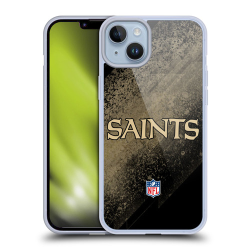NFL New Orleans Saints Logo Blur Soft Gel Case for Apple iPhone 14 Plus NFL New Orleans Saints Logo Blur Soft Gel Case for Apple iPhone 14 Plus