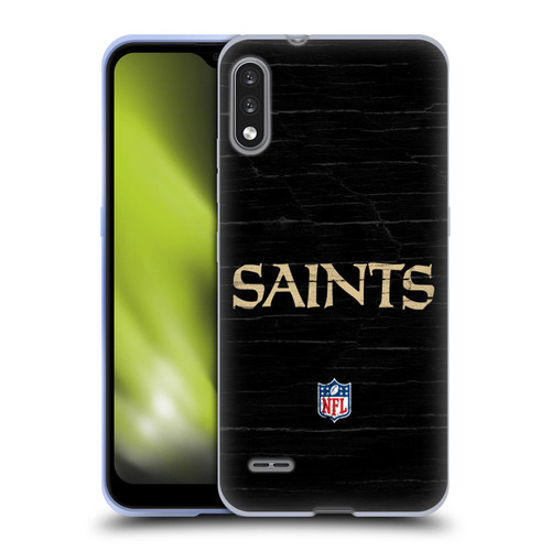 NFL New Orleans Saints Logo Distressed Look Soft Gel Case for LG K22