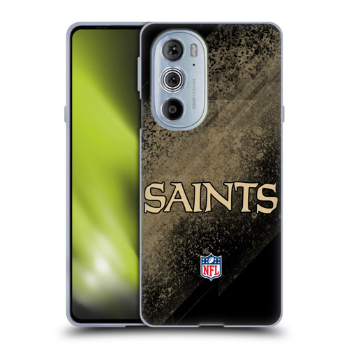 NFL New Orleans Saints Logo Blur Soft Gel Case for Motorola Edge X30