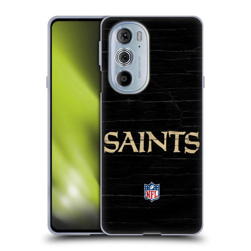 NFL New Orleans Saints Logo Distressed Look Soft Gel Case for Motorola Edge X30