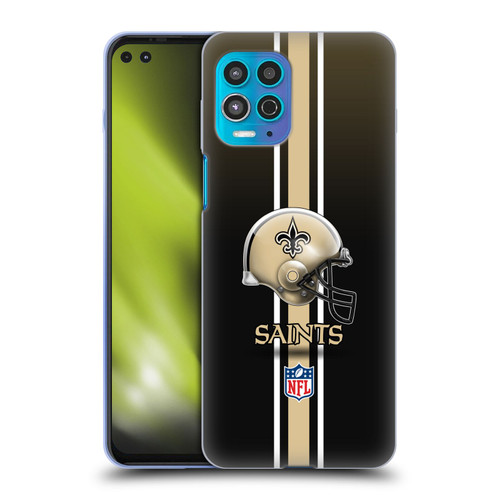 NFL New Orleans Saints Logo Helmet Soft Gel Case for Motorola Moto G100