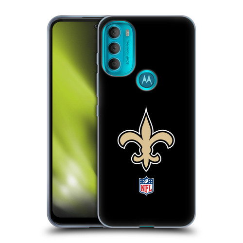 NFL New Orleans Saints Logo Plain Soft Gel Case for Motorola Moto G71 5G