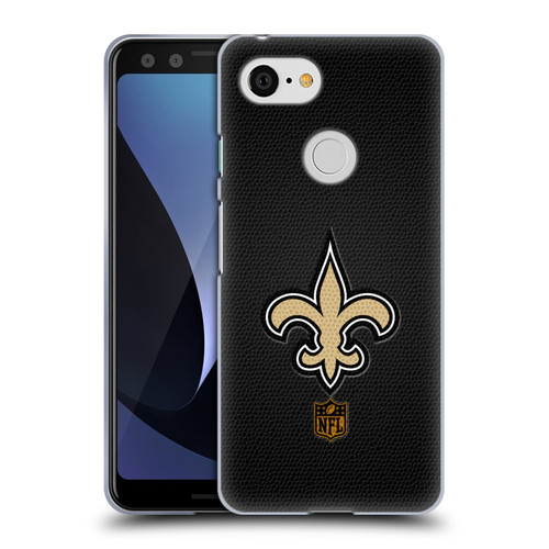 NFL New Orleans Saints Logo Football Soft Gel Case for Google Pixel 3