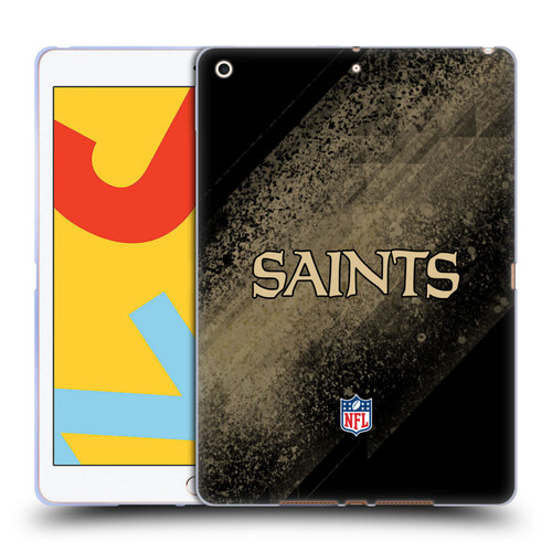NFL New Orleans Saints Logo Blur Soft Gel Case for Apple iPad 10.2 2019/2020/2021