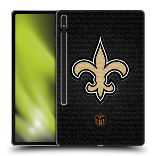 NFL New Orleans Saints Logo Football Soft Gel Case for Samsung Galaxy Tab S8 Plus