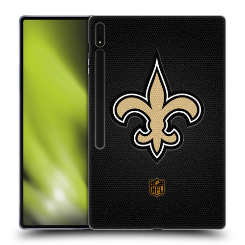 NFL New Orleans Saints Logo Football Soft Gel Case for Samsung Galaxy Tab S8 Ultra