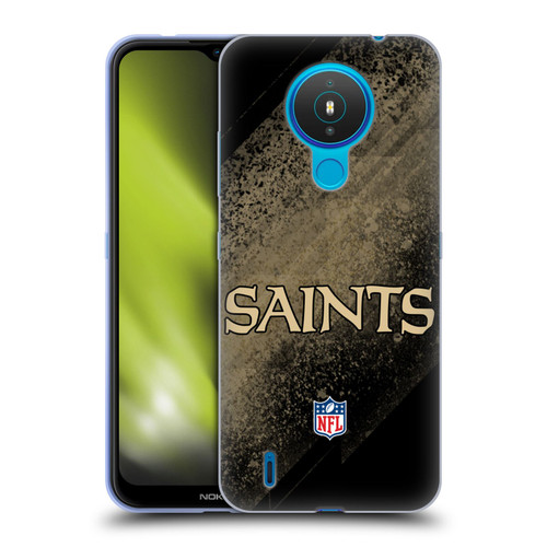 NFL New Orleans Saints Logo Blur Soft Gel Case for Nokia 1.4