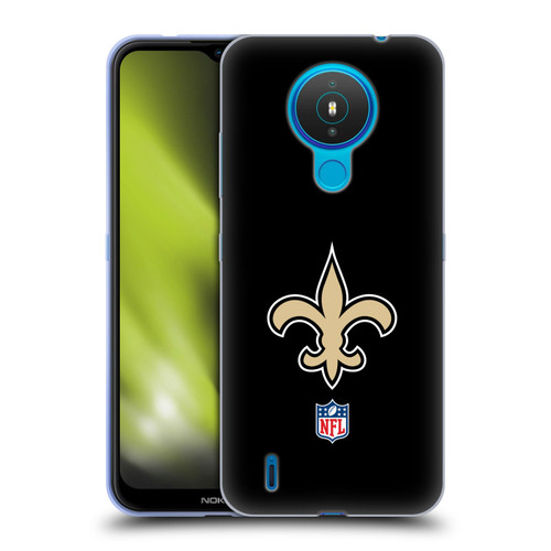 NFL New Orleans Saints Logo Plain Soft Gel Case for Nokia 1.4